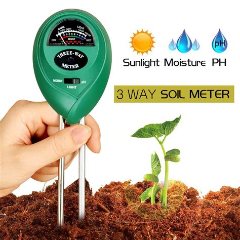 custom ph moisture meter|3 way soil moisture meter.